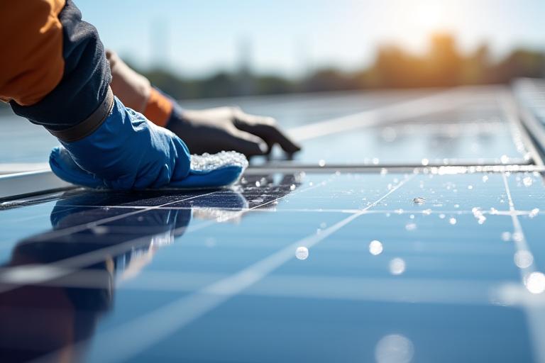 Mantenimiento profesional de paneles solares